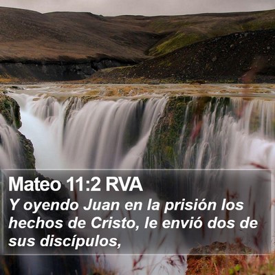 Mateo 11:2 RVA Bible Verse Image