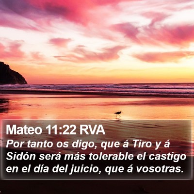 Mateo 11:22 RVA Bible Verse Image
