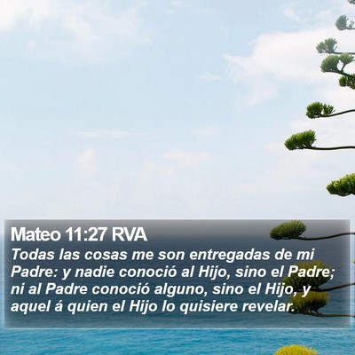 Mateo 11:27 RVA Bible Verse Image