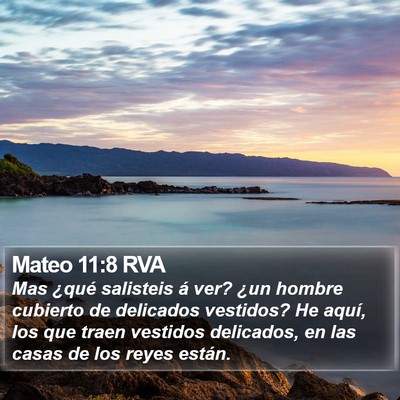 Mateo 11:8 RVA Bible Verse Image