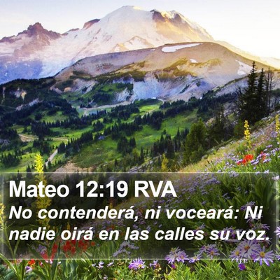 Mateo 12:19 RVA Bible Verse Image