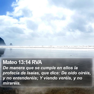 Mateo 13:14 RVA Bible Verse Image