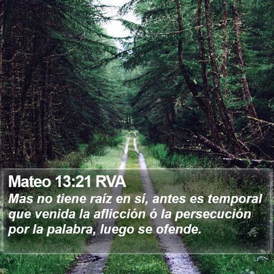 Mateo 13:21 RVA Bible Verse Image