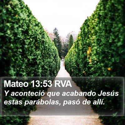 Mateo 13:53 RVA Bible Verse Image