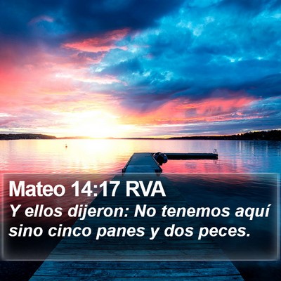 Mateo 14:17 RVA Bible Verse Image