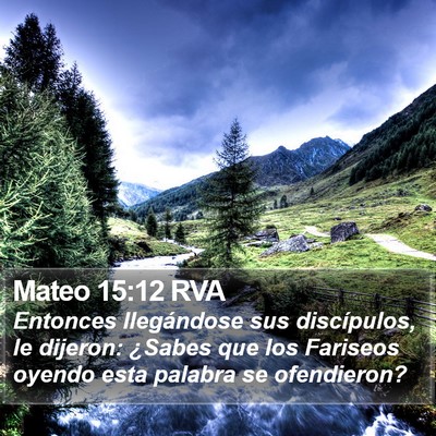 Mateo 15:12 RVA Bible Verse Image