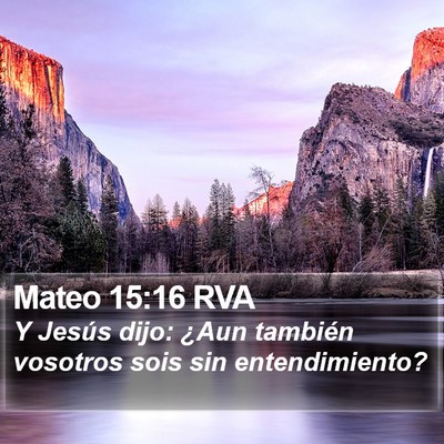 Mateo 15:16 RVA Bible Verse Image
