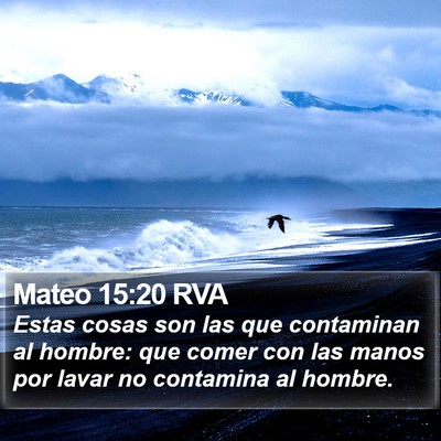 Mateo 15:20 RVA Bible Verse Image