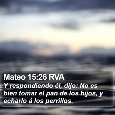 Mateo 15:26 RVA Bible Verse Image