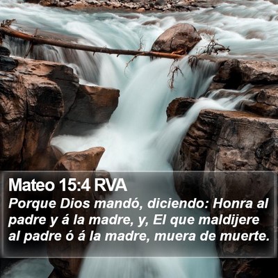 Mateo 15:4 RVA Bible Verse Image