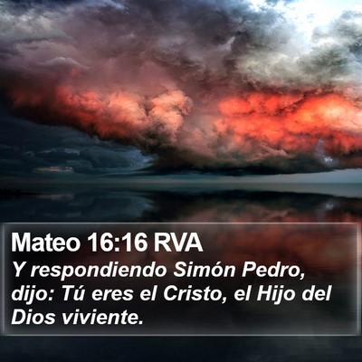 Mateo 16:16 RVA Bible Verse Image