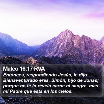 Mateo 16:17 RVA Bible Verse Image