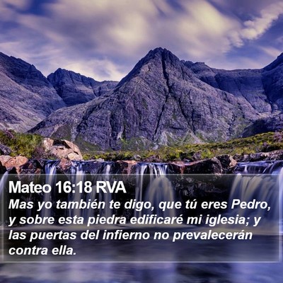 Mateo 16:18 RVA Bible Verse Image
