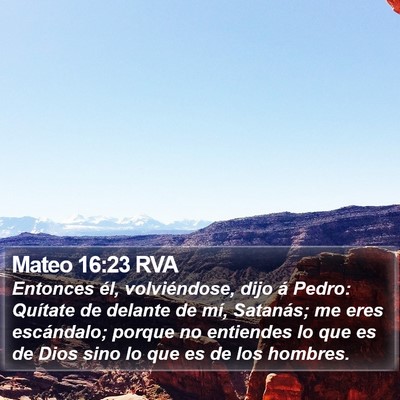 Mateo 16:23 RVA Bible Verse Image
