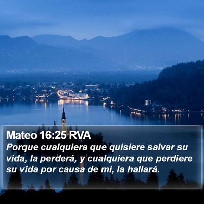 Mateo 16:25 RVA Bible Verse Image