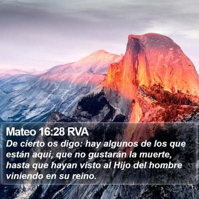 Mateo 16:28 RVA Bible Verse Image