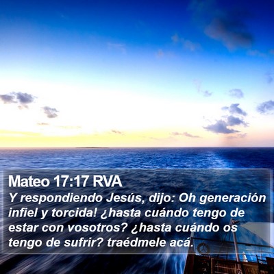 Mateo 17:17 RVA Bible Verse Image