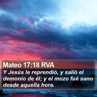 Mateo 17:18 RVA Bible Verse Image