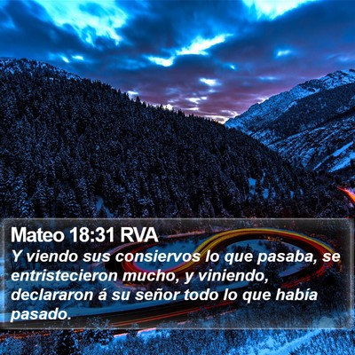 Mateo 18:31 RVA Bible Verse Image