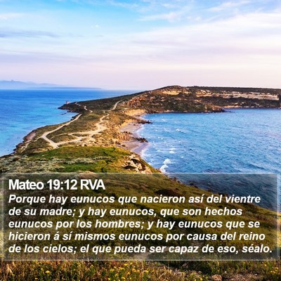 Mateo 19:12 RVA Bible Verse Image