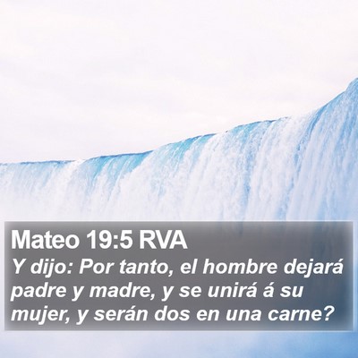 Mateo 19:5 RVA Bible Verse Image