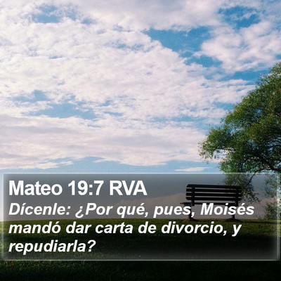 Mateo 19:7 RVA Bible Verse Image