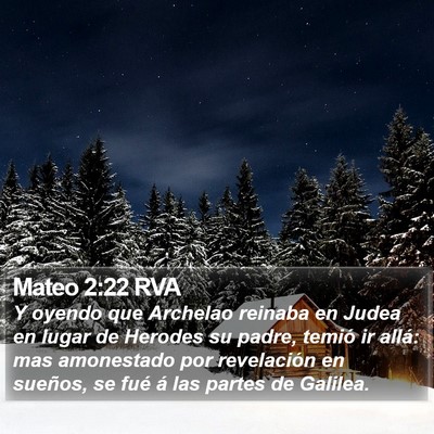 Mateo 2:22 RVA Bible Verse Image