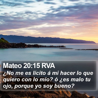 Mateo 20:15 RVA Bible Verse Image