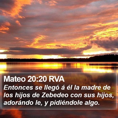 Mateo 20:20 RVA Bible Verse Image