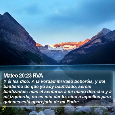 Mateo 20:23 RVA Bible Verse Image