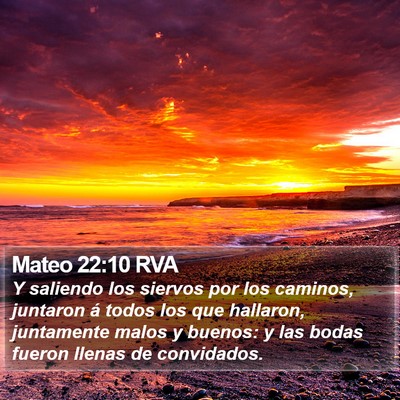 Mateo 22:10 RVA Bible Verse Image