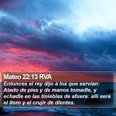 Mateo 22:13 RVA Bible Verse Image