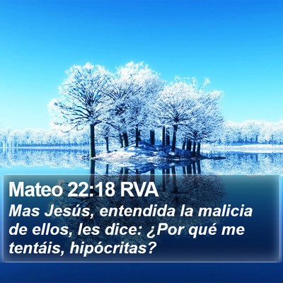 Mateo 22:18 RVA Bible Verse Image