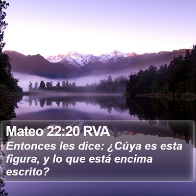 Mateo 22:20 RVA Bible Verse Image