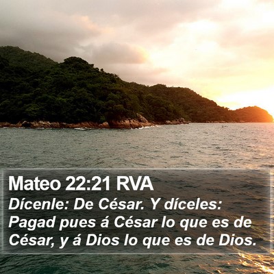 Mateo 22:21 RVA Bible Verse Image