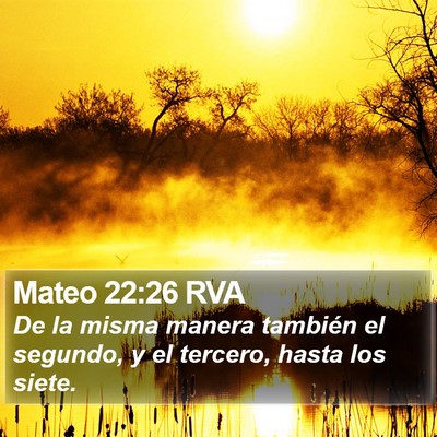 Mateo 22:26 RVA Bible Verse Image