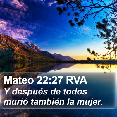 Mateo 22:27 RVA Bible Verse Image