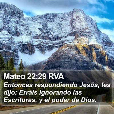 Mateo 22:29 RVA Bible Verse Image