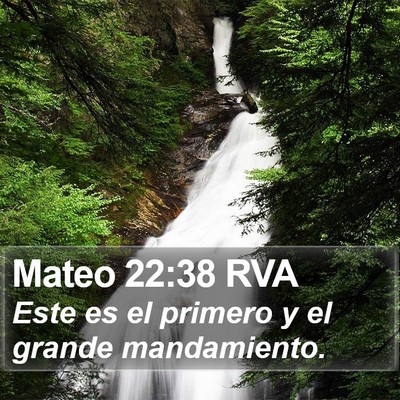 Mateo 22:38 RVA Bible Verse Image