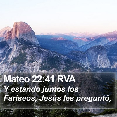 Mateo 22:41 RVA Bible Verse Image