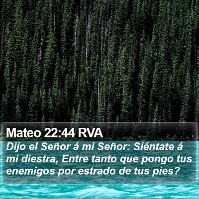 Mateo 22:44 RVA Bible Verse Image