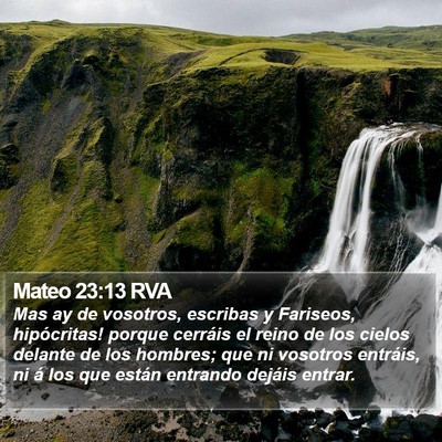 Mateo 23:13 RVA Bible Verse Image