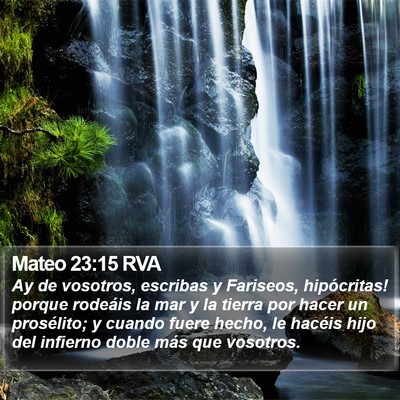 Mateo 23:15 RVA Bible Verse Image