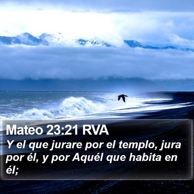 Mateo 23:21 RVA Bible Verse Image