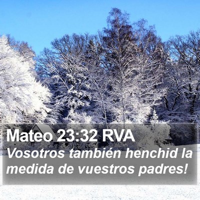 Mateo 23:32 RVA Bible Verse Image