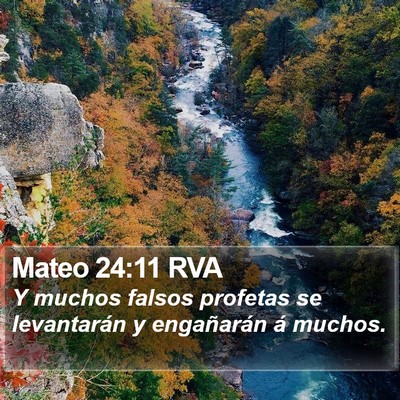 Mateo 24:11 RVA Bible Verse Image
