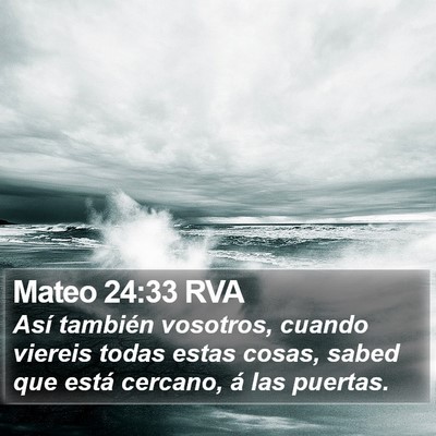 Mateo 24:33 RVA Bible Verse Image