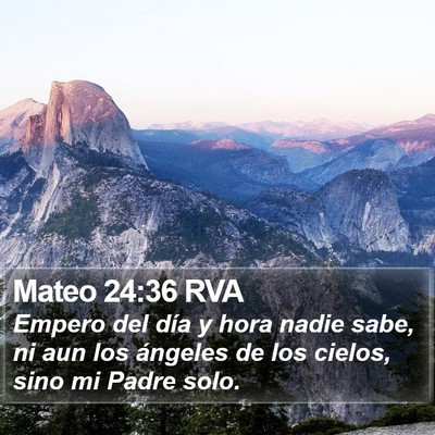 Mateo 24:36 RVA Bible Verse Image