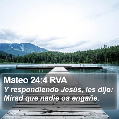 Mateo 24:4 RVA Bible Verse Image