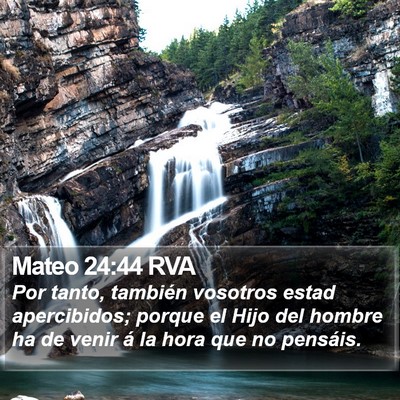 Mateo 24:44 RVA Bible Verse Image